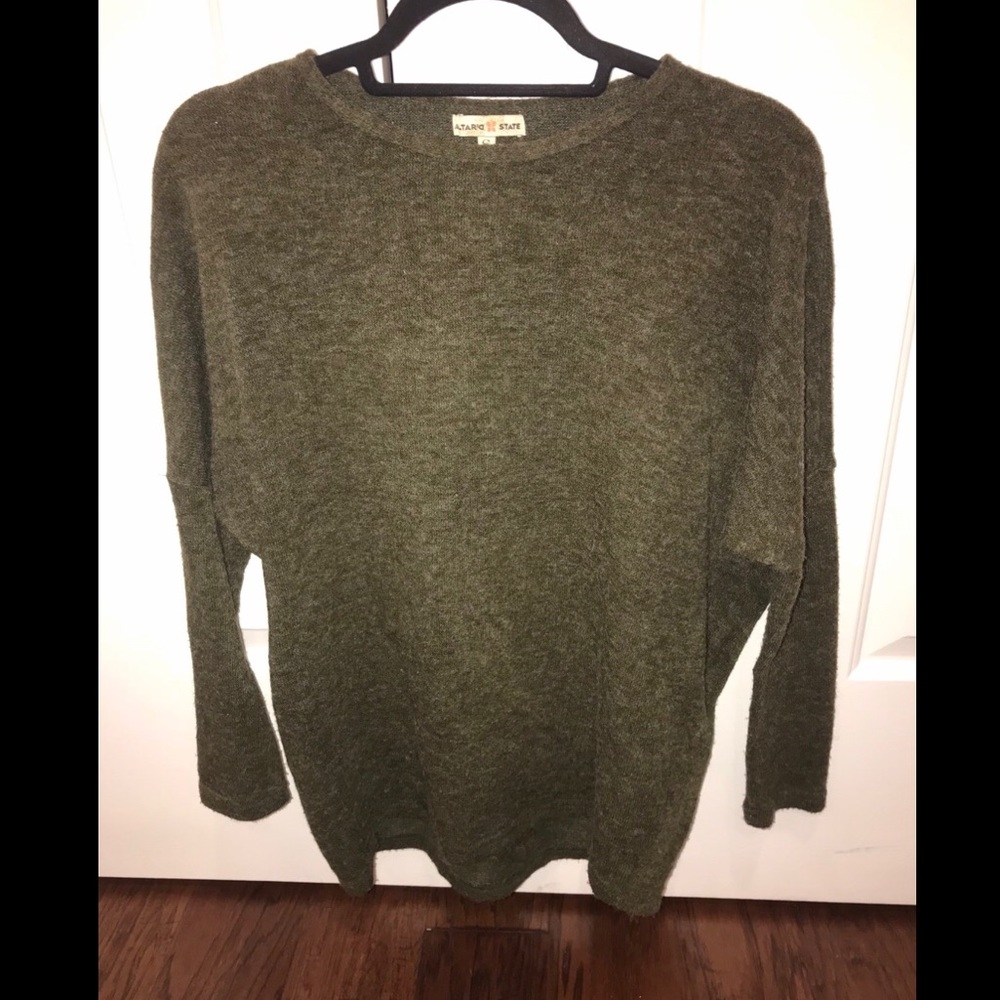 Olive green sweater